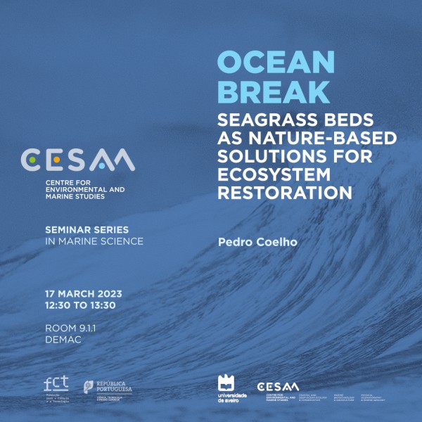 Seminário ‘Ocean Break’ discute a reabilitação de ecossistemas utilizando pradarias de ervas marinhas